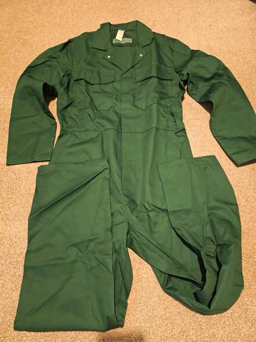 Mens green boilersuit overalls - green,