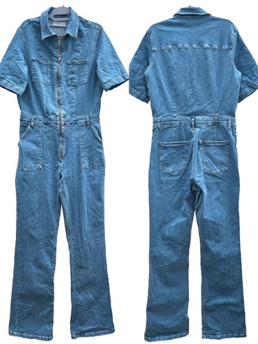 Mango mng denim jumpsuit - mng,