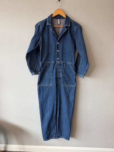 Zara trf blue denim - trf, boilersuit