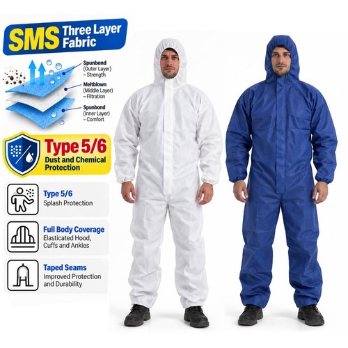 Disposable coverall sms type - coverall,