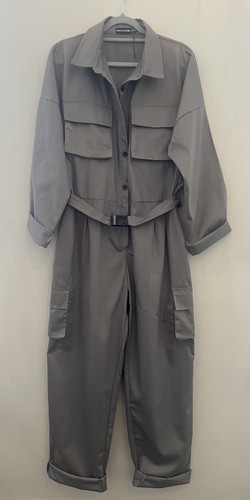 Prettylittlething grey utility - grey,